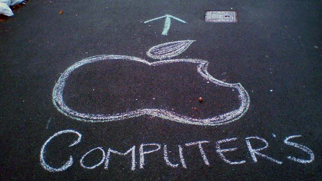 Apple chalk.